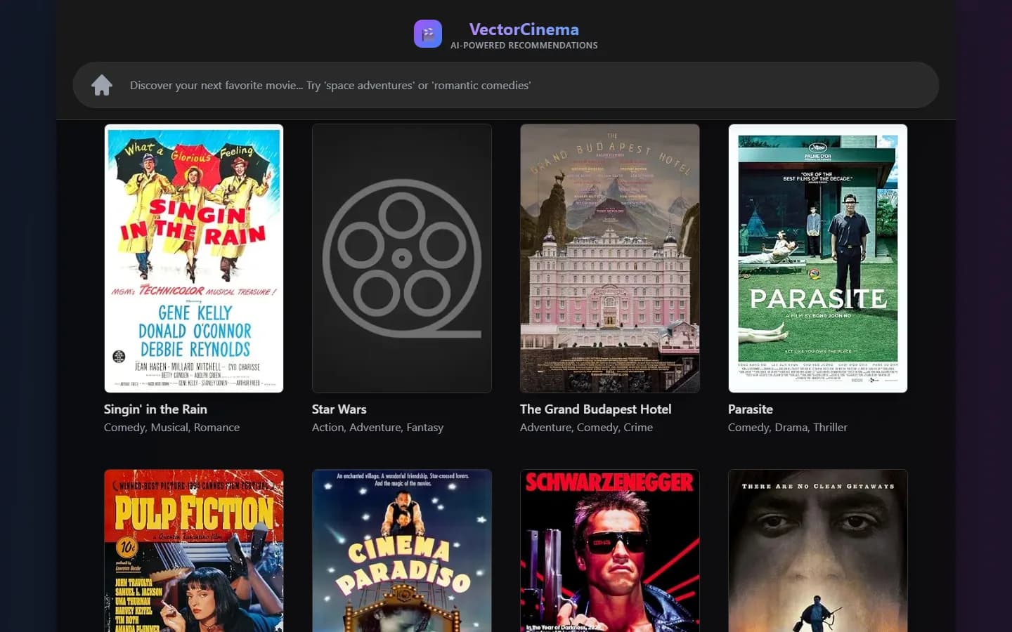 VectorCinema screenshot
